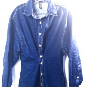ZARA Denim Shirt Jacket